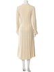 Celine Wool Midi Length Dress