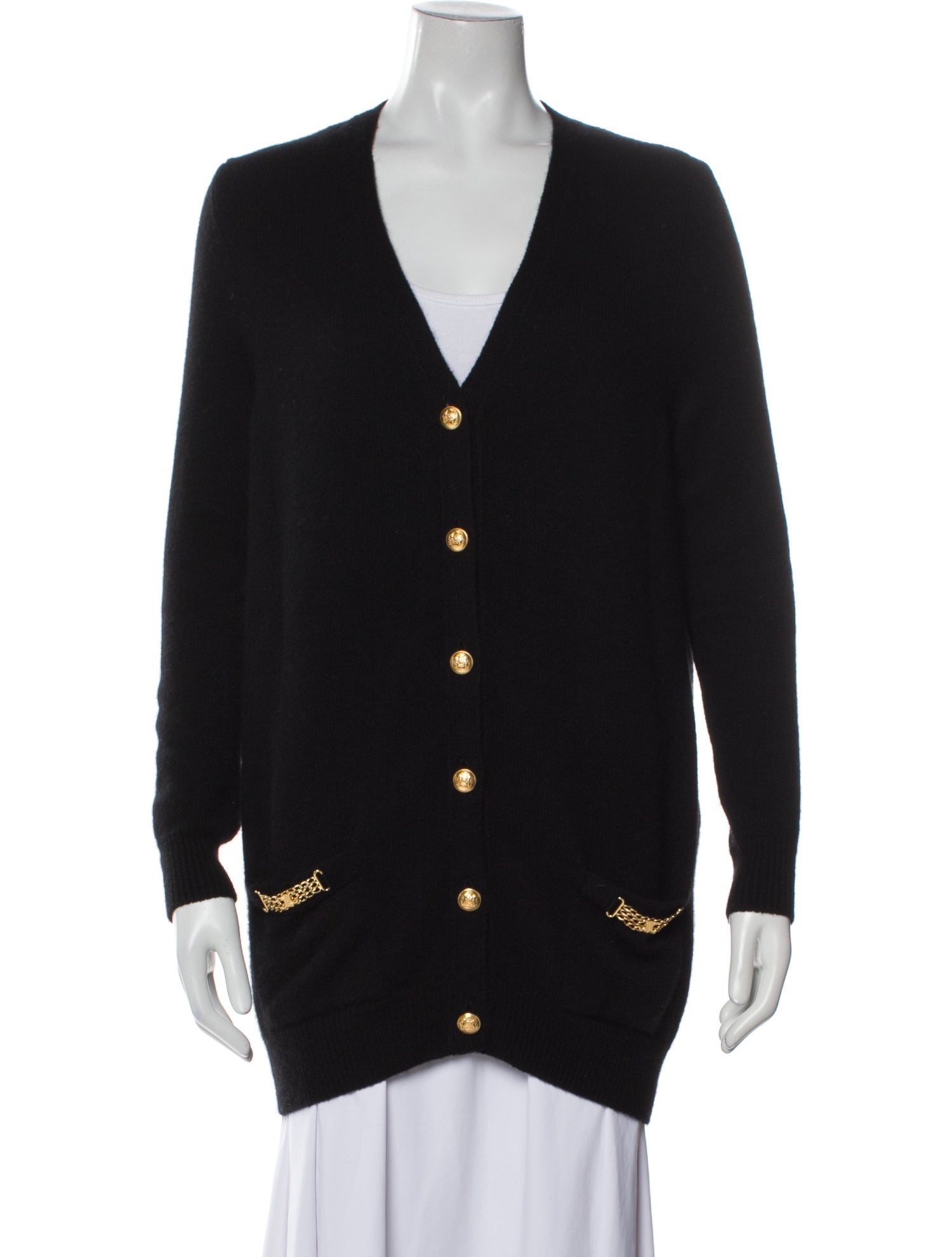 Celine Cashmere V-Neck Sweater