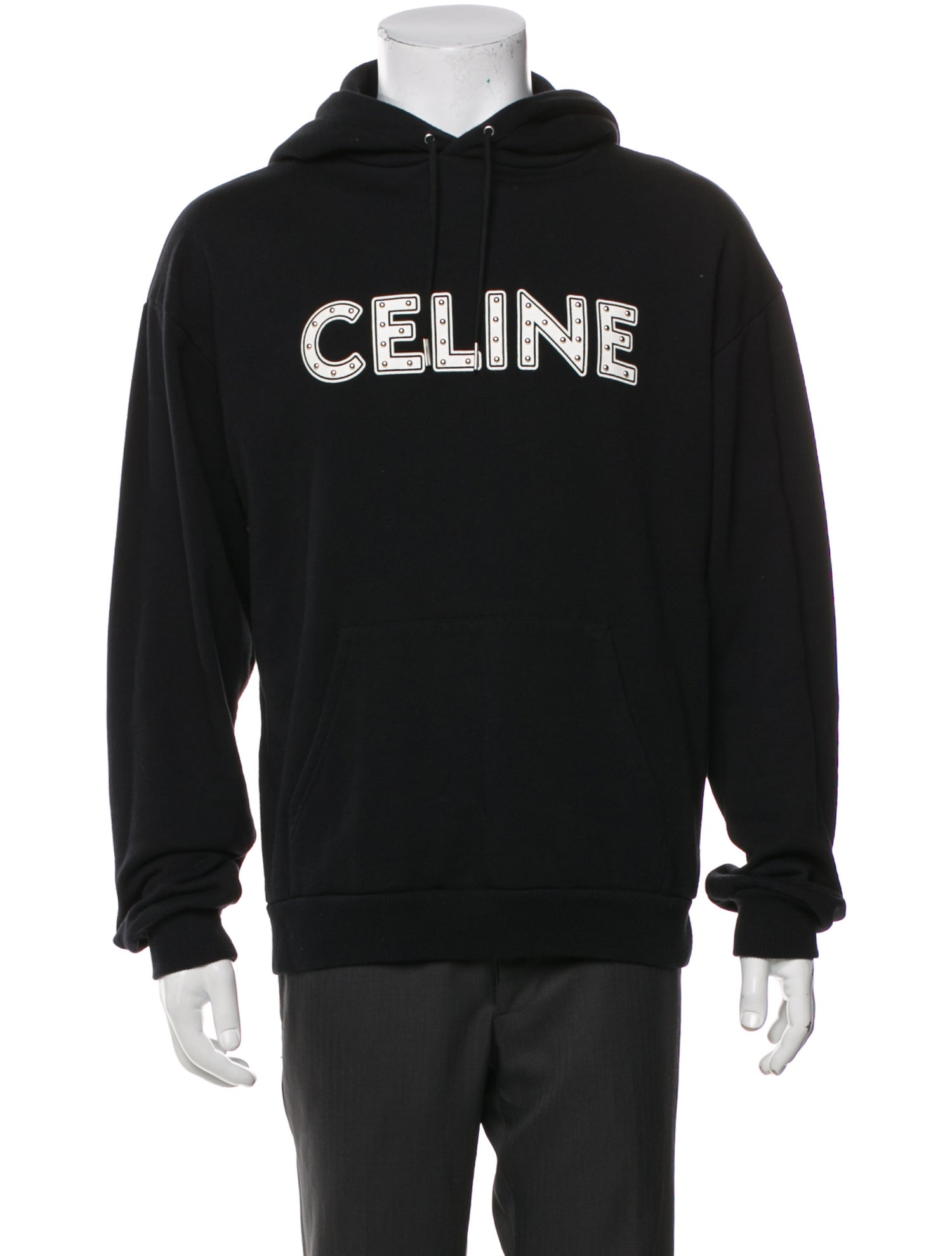 Celine Graphic Print Crew Neck Hoodie