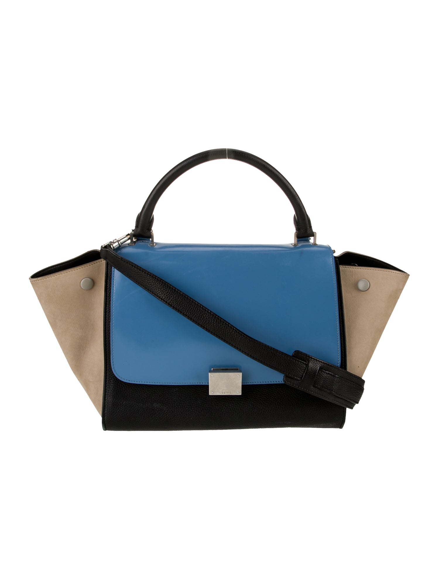 Celine Leather Trapeze Small