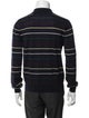 Celine Wool Striped Polo Shirt