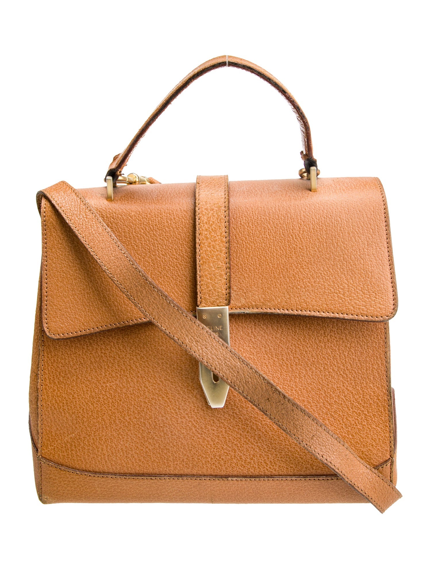 Celine Leather Trapeze