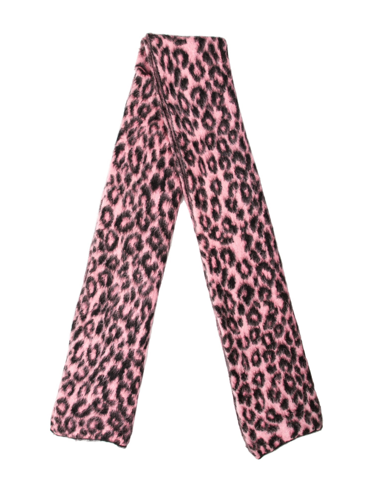 Celine Mohair Animal Print Scarf