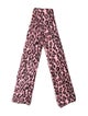 Celine Mohair Animal Print Scarf