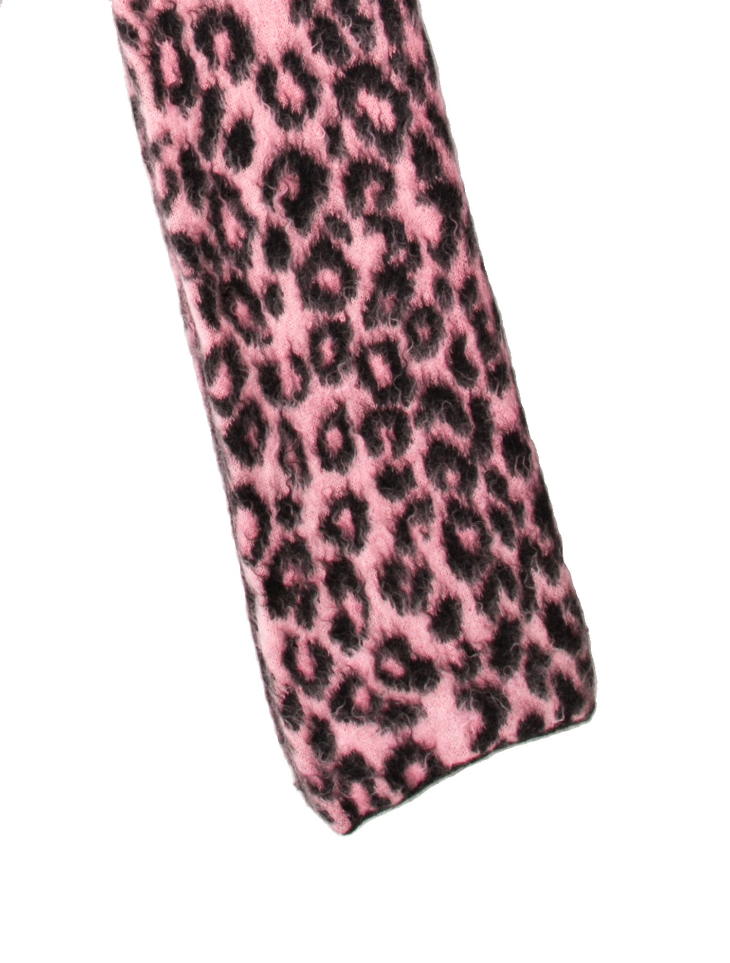 Celine Mohair Animal Print Scarf