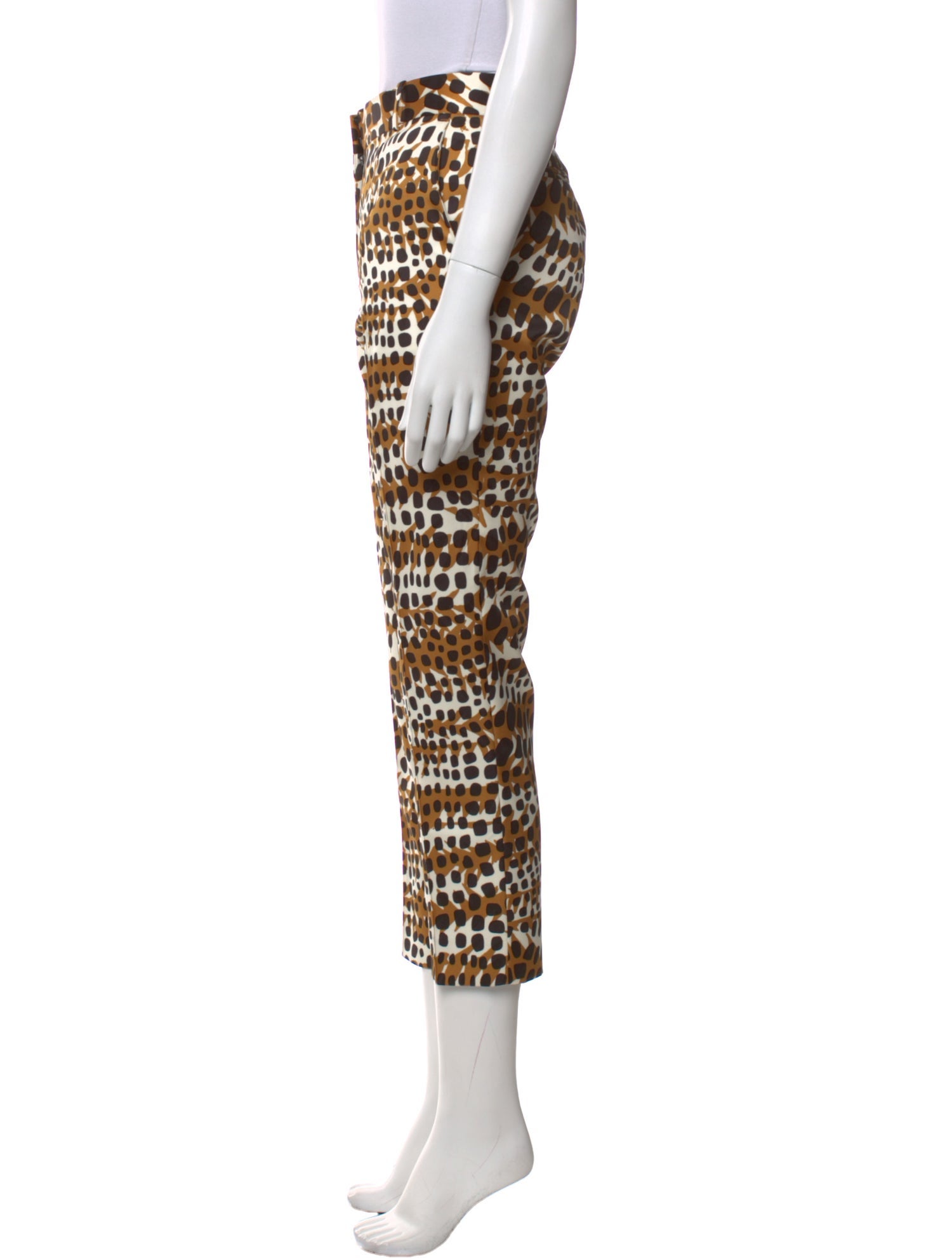 Celine Animal Print Straight Leg Pants w/ Tags