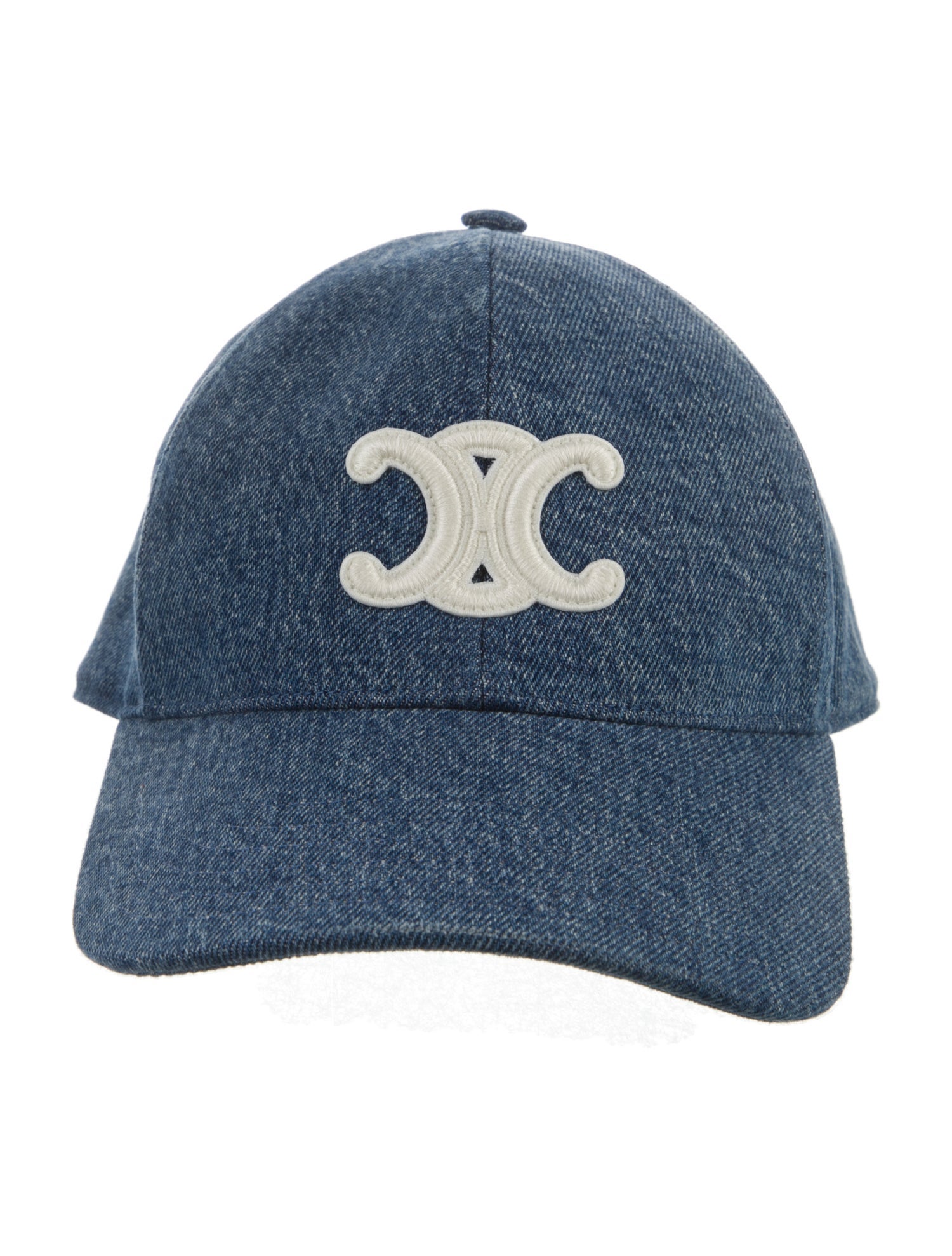Celine Denim Triomphe Baseball Cap w/Tags