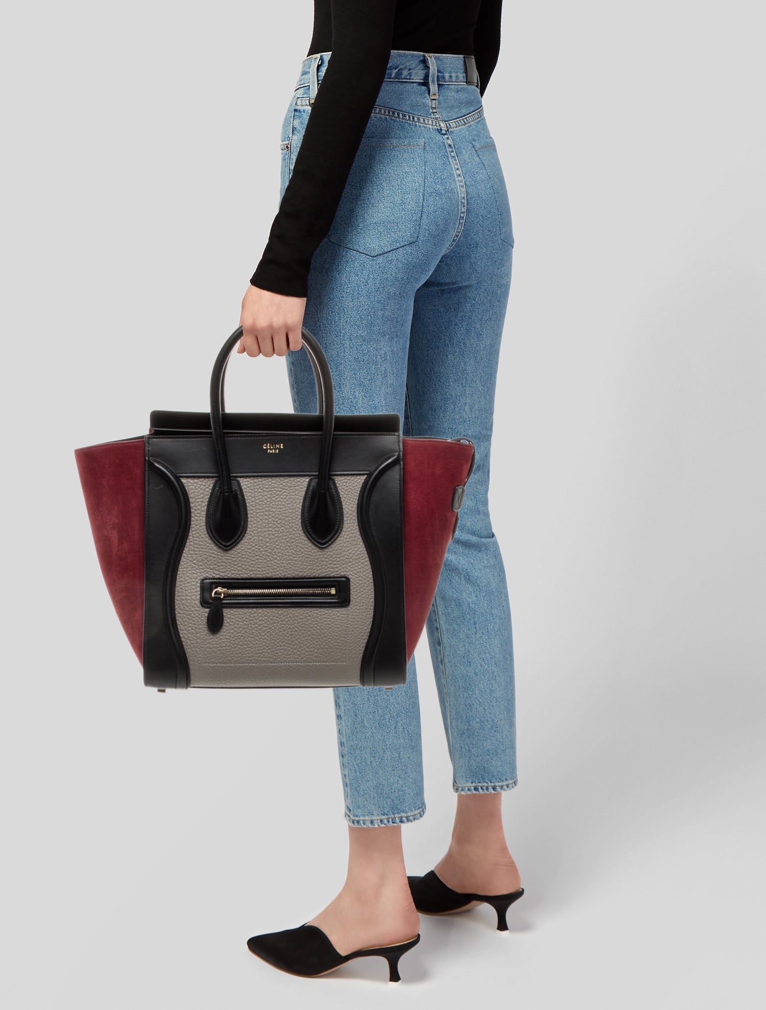 Celine Leather Luggage Mini