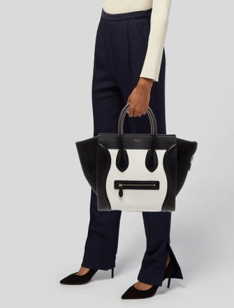 Celine Leather Luggage Mini