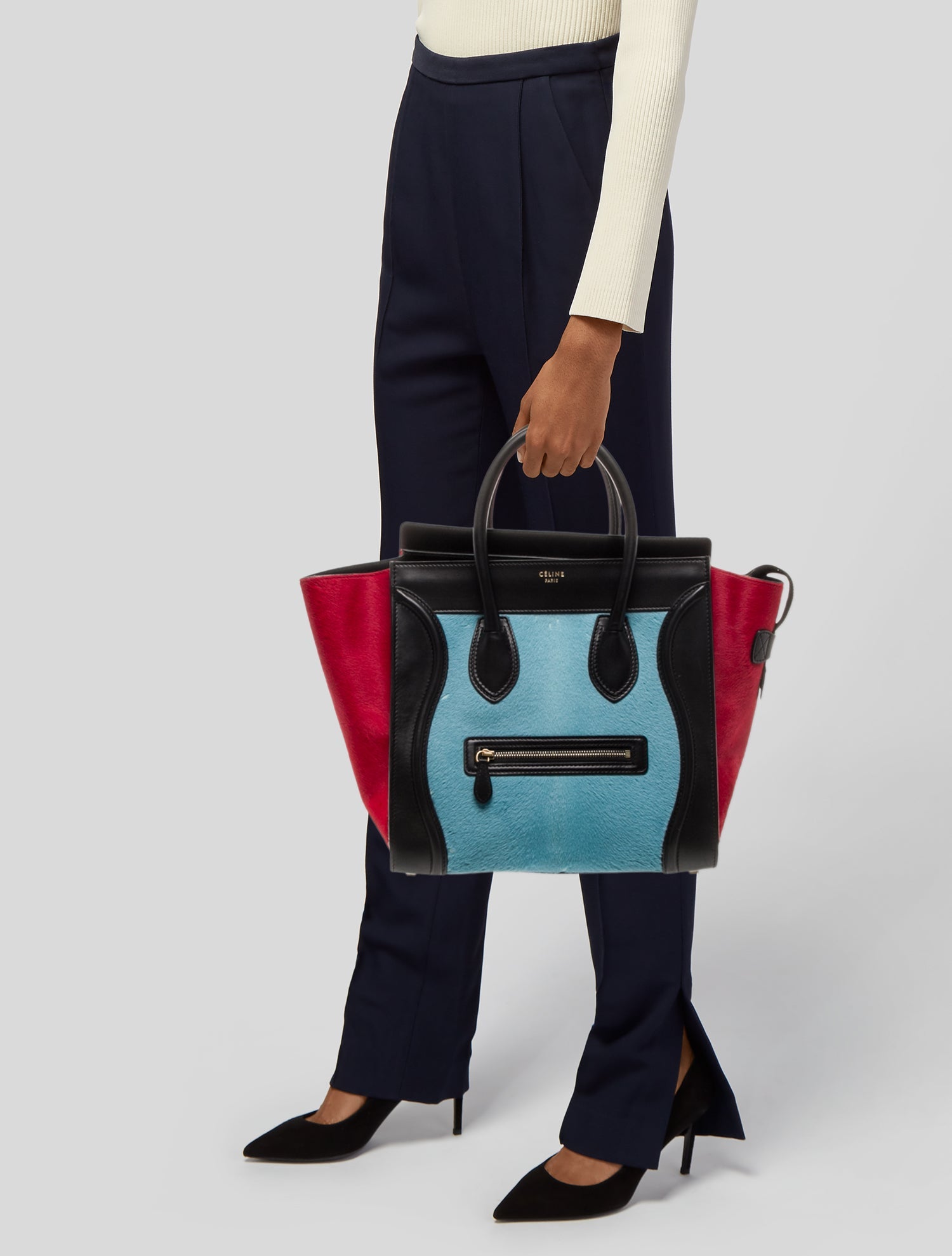 Celine Ponyhair Luggage Mini