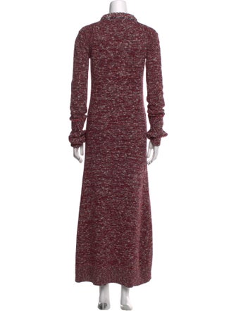 Celine Mock Neck Long Dress