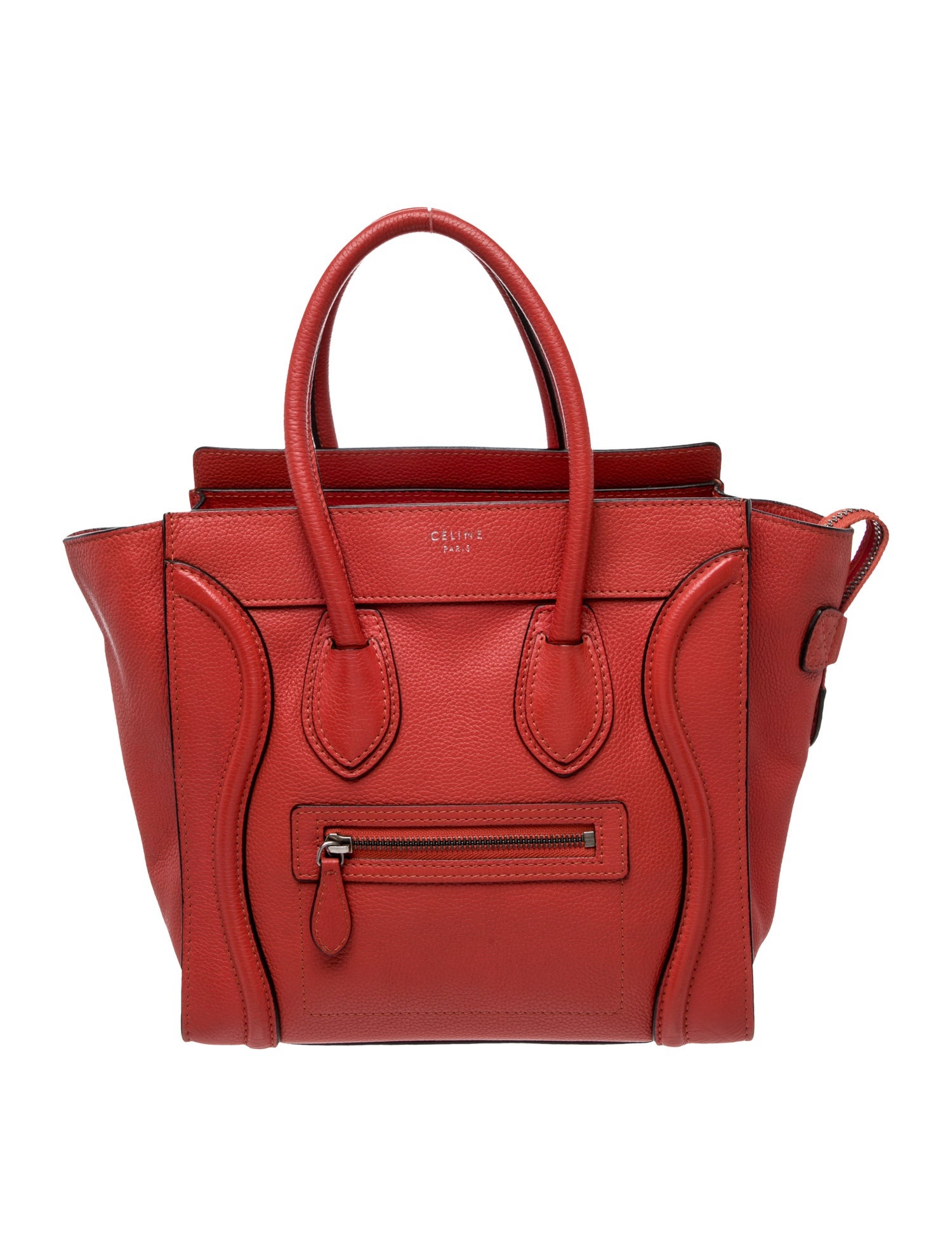 Celine Leather Luggage Micro