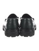 Celine Leather Fringe Trim Accent Loafers