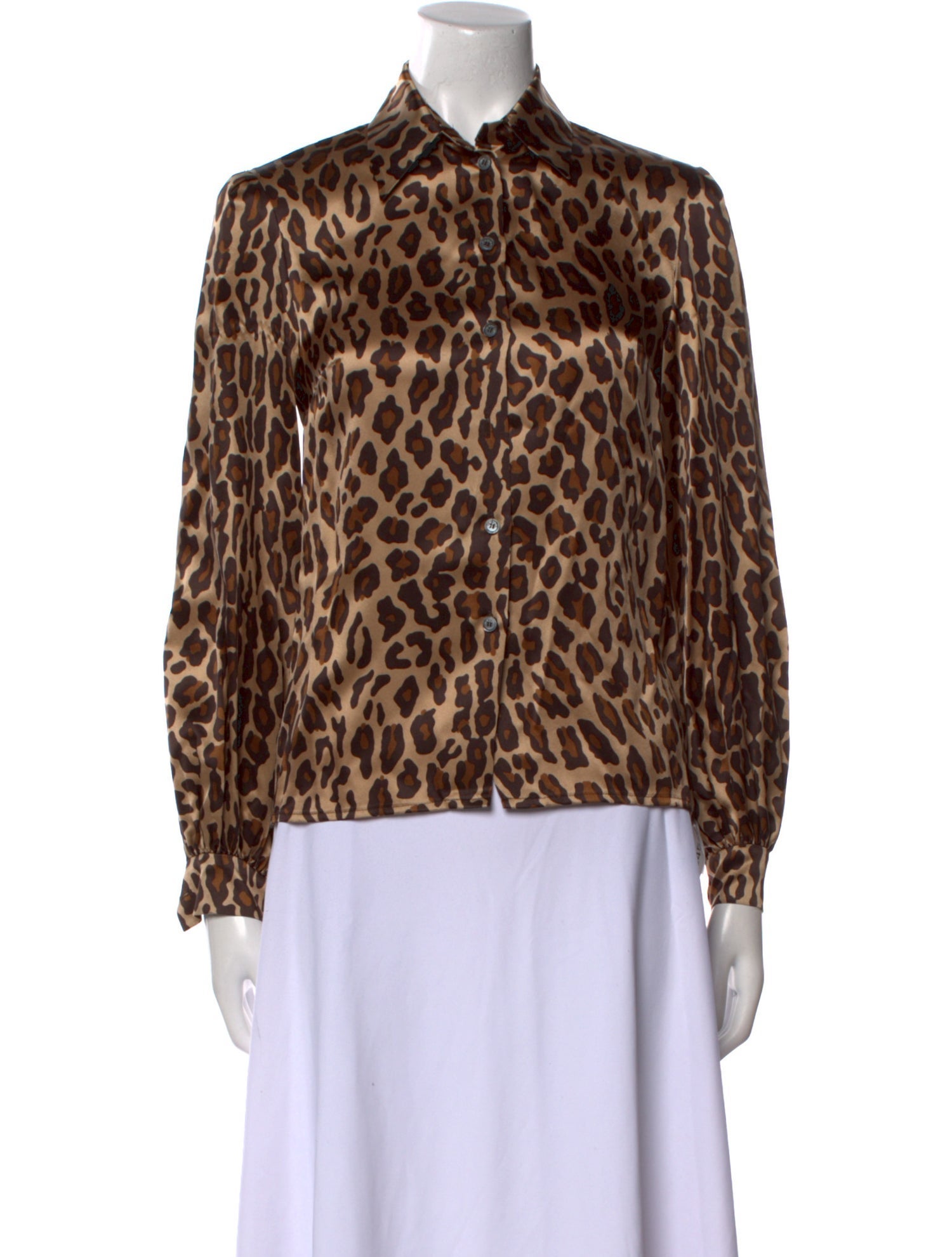 Celine Vintage Late 1990's - Early 2000's Button-Up Top