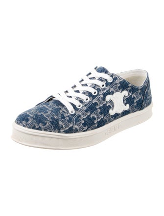 Celine Canvas Printed Sneakers