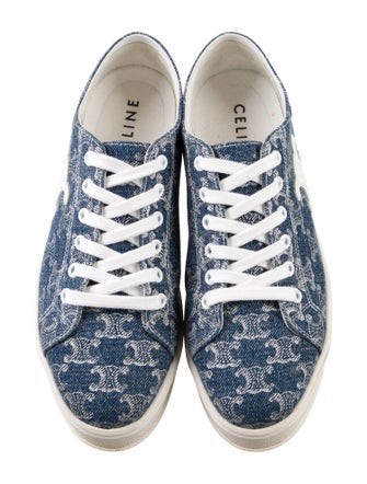 Celine Canvas Printed Sneakers