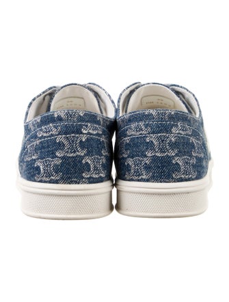 Celine Canvas Printed Sneakers