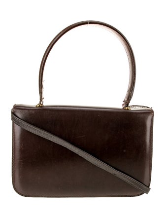 Celine Leather Top Handle Bag