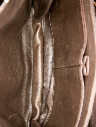 Celine Leather Top Handle Bag