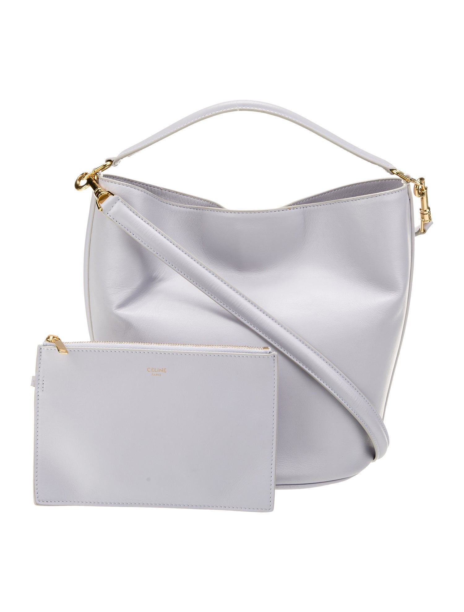 Celine Leather Teen 16 Bucket Bag