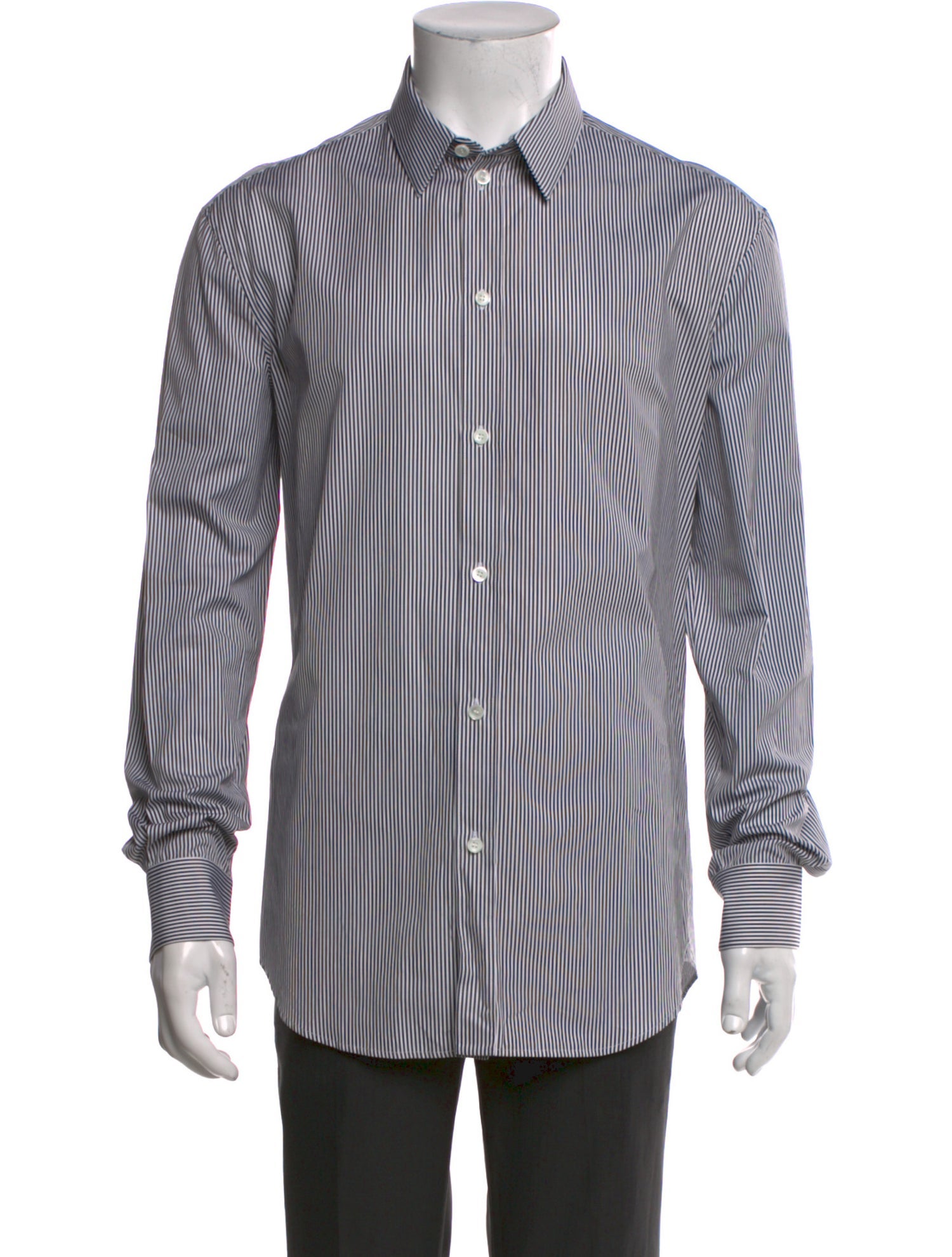 Celine Striped Long Sleeve Shirt