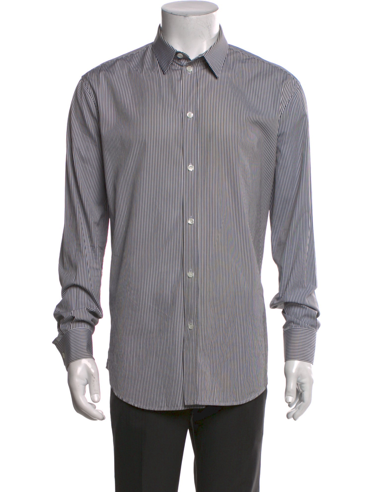 Celine Striped Long Sleeve Shirt