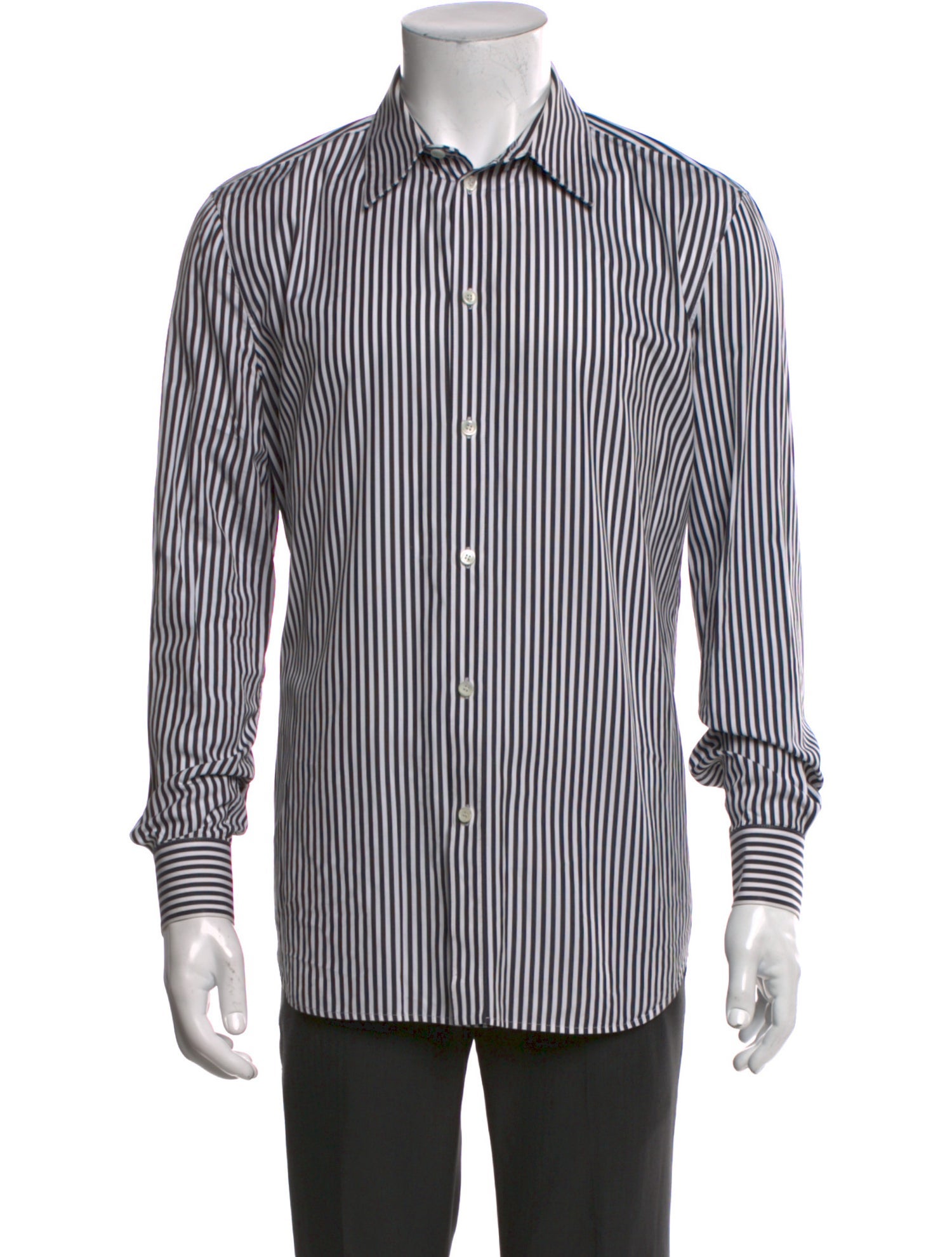 Celine Striped Long Sleeve Shirt