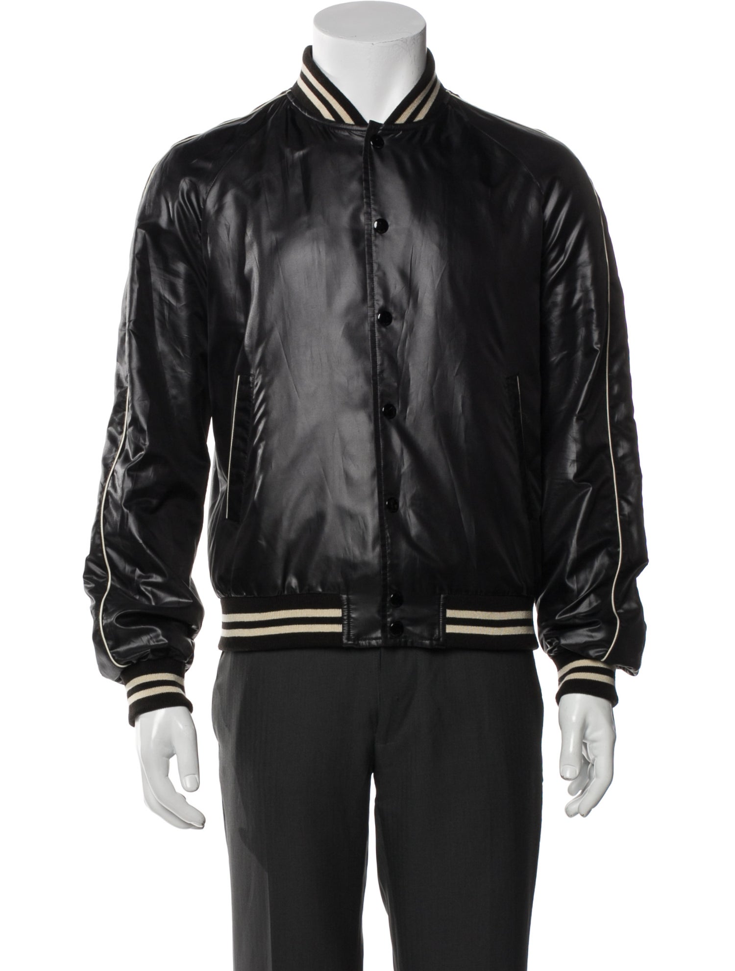 Celine Striped Bomber Jacket