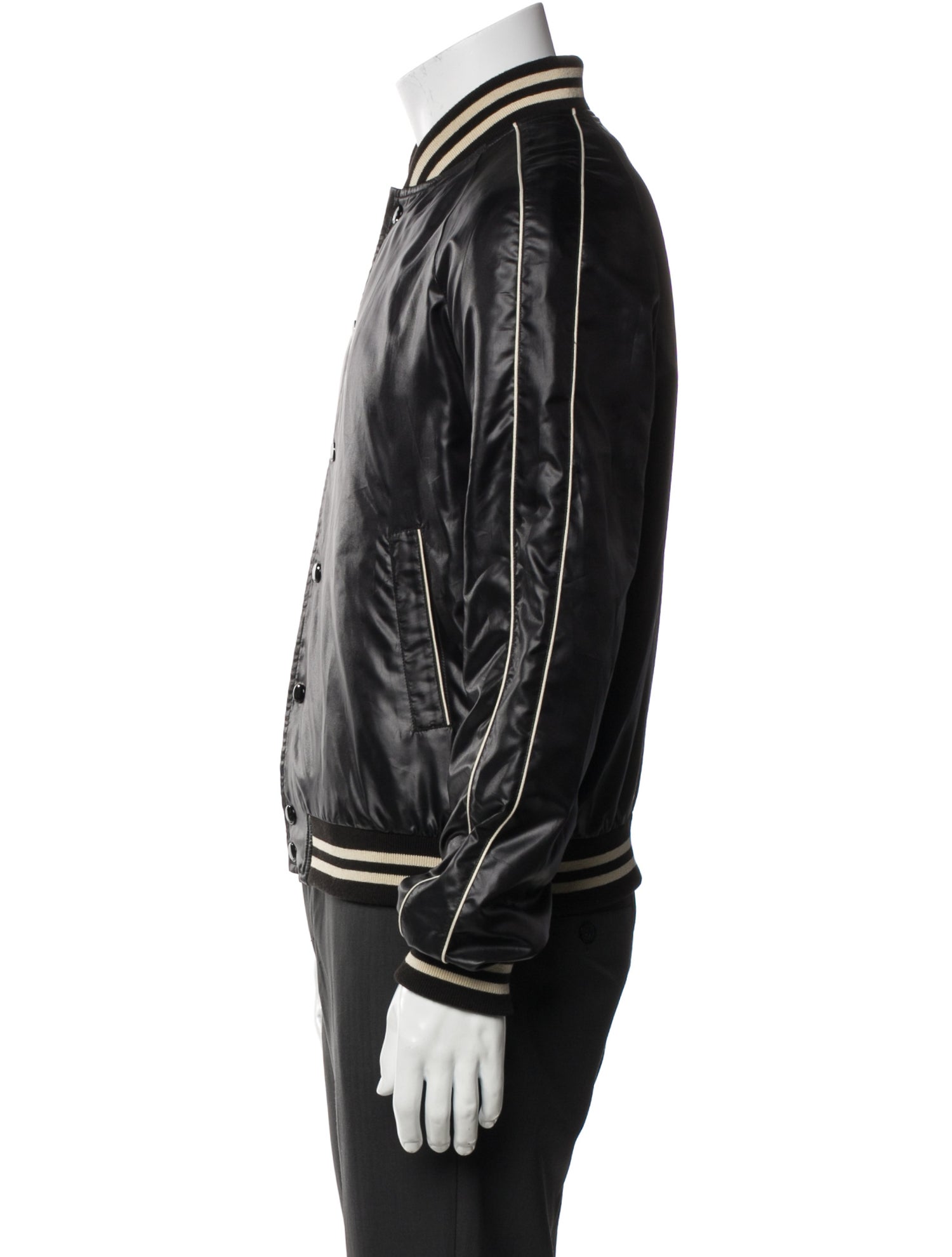 Celine Striped Bomber Jacket