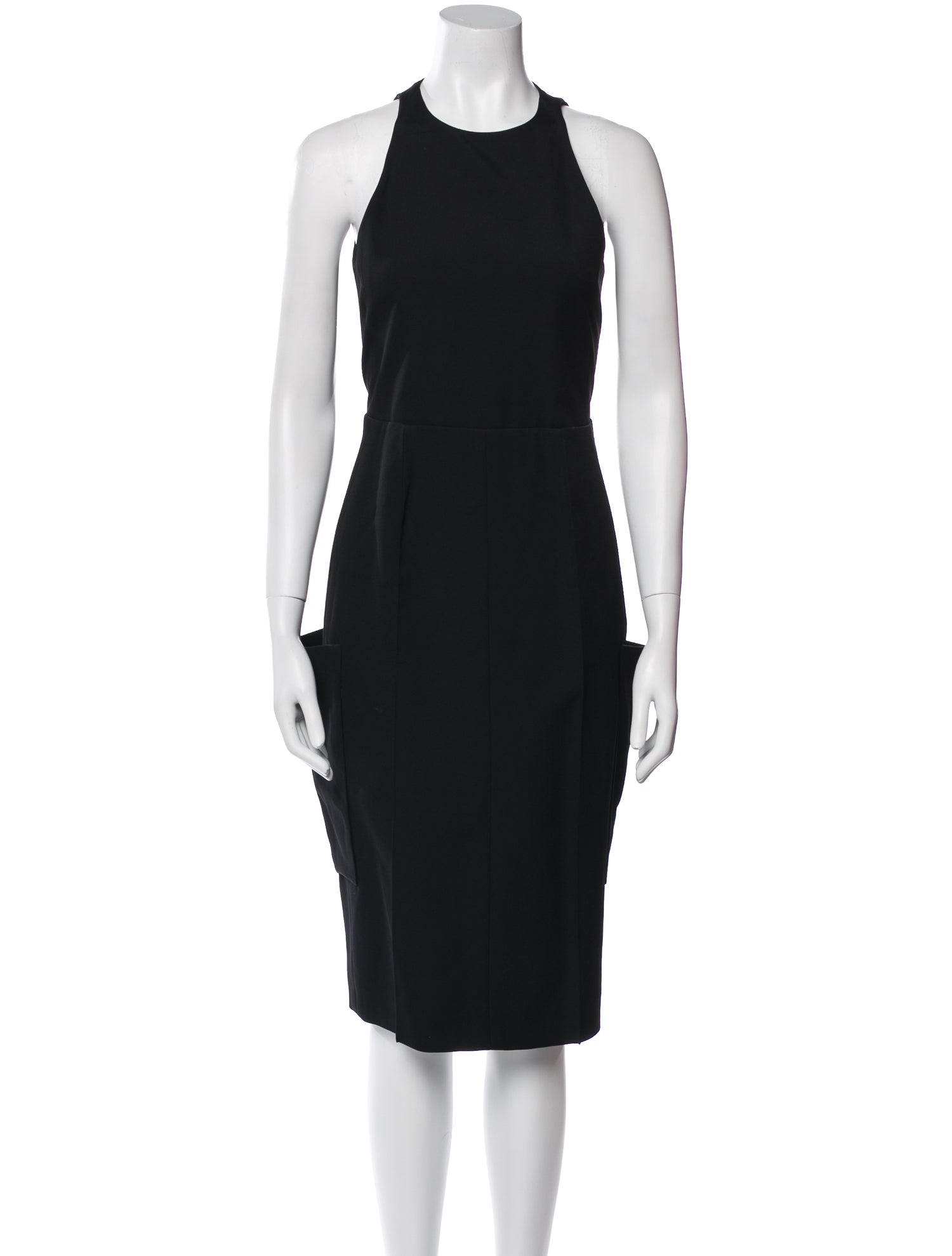 Celine Crew Neck Midi Length Dress