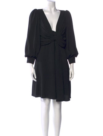 Celine Silk Knee-Length Dress