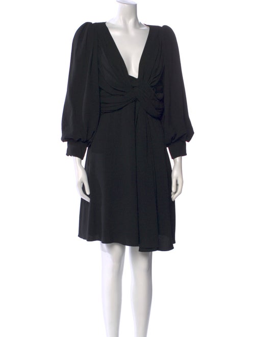 Celine Silk Knee-Length Dress
