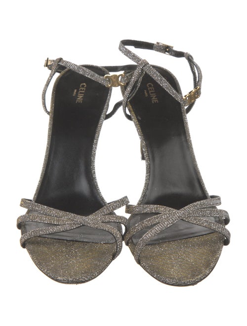 Celine Glitter Glitter Accents Sandals