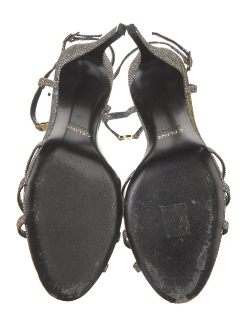 Celine Glitter Glitter Accents Sandals