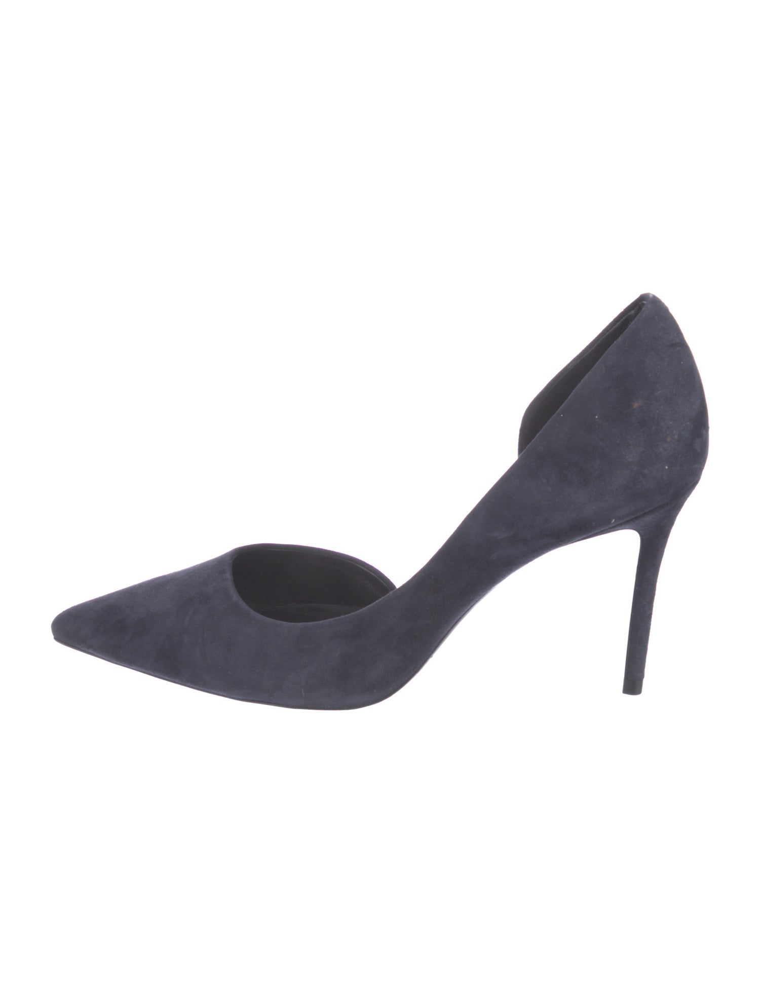 Celine Suede D'Orsay Pumps