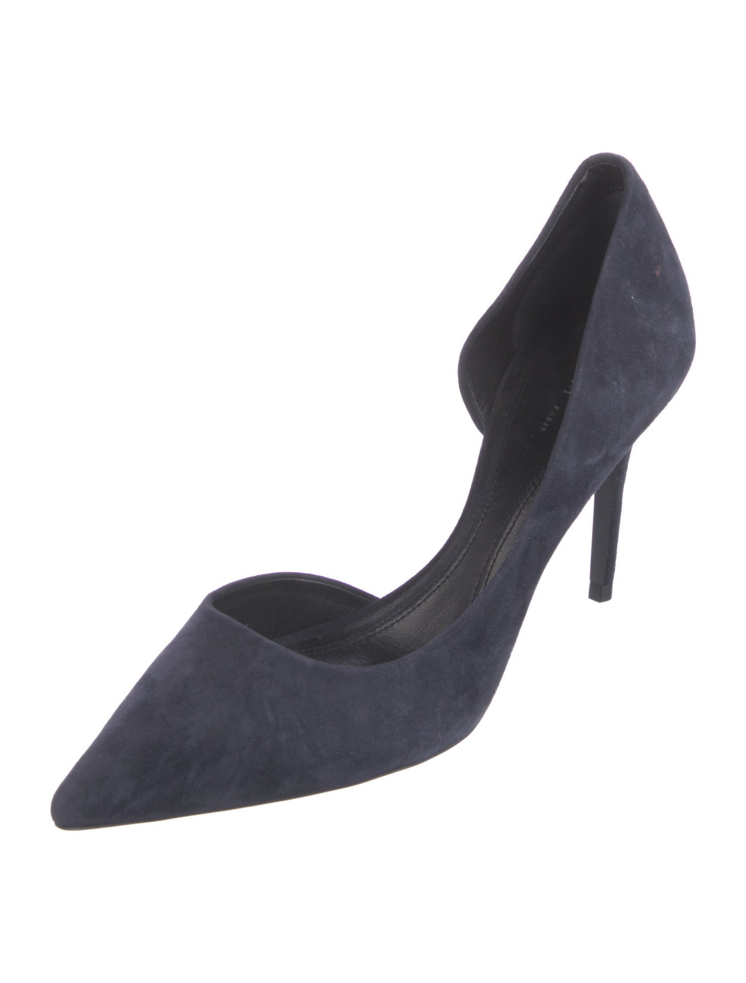 Celine Suede D'Orsay Pumps