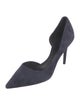 Celine Suede D'Orsay Pumps