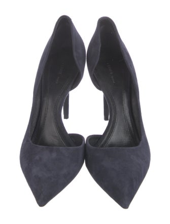 Celine Suede D'Orsay Pumps
