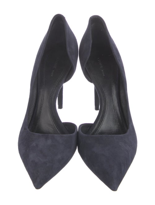 Celine Suede D'Orsay Pumps