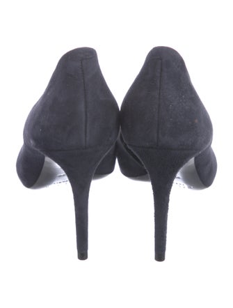Celine Suede D'Orsay Pumps