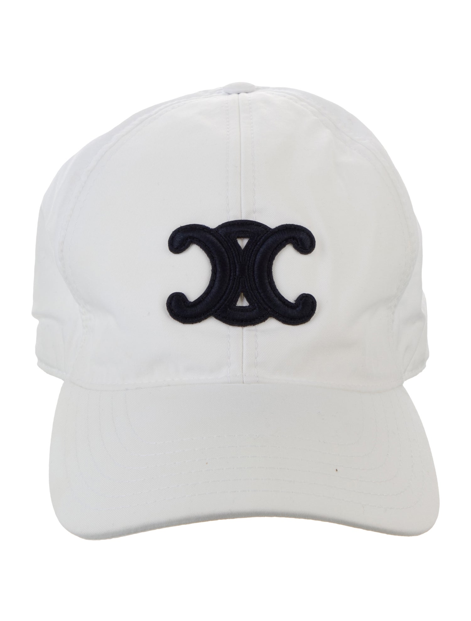 Celine Triomphe Embroidered Baseball Hat.
