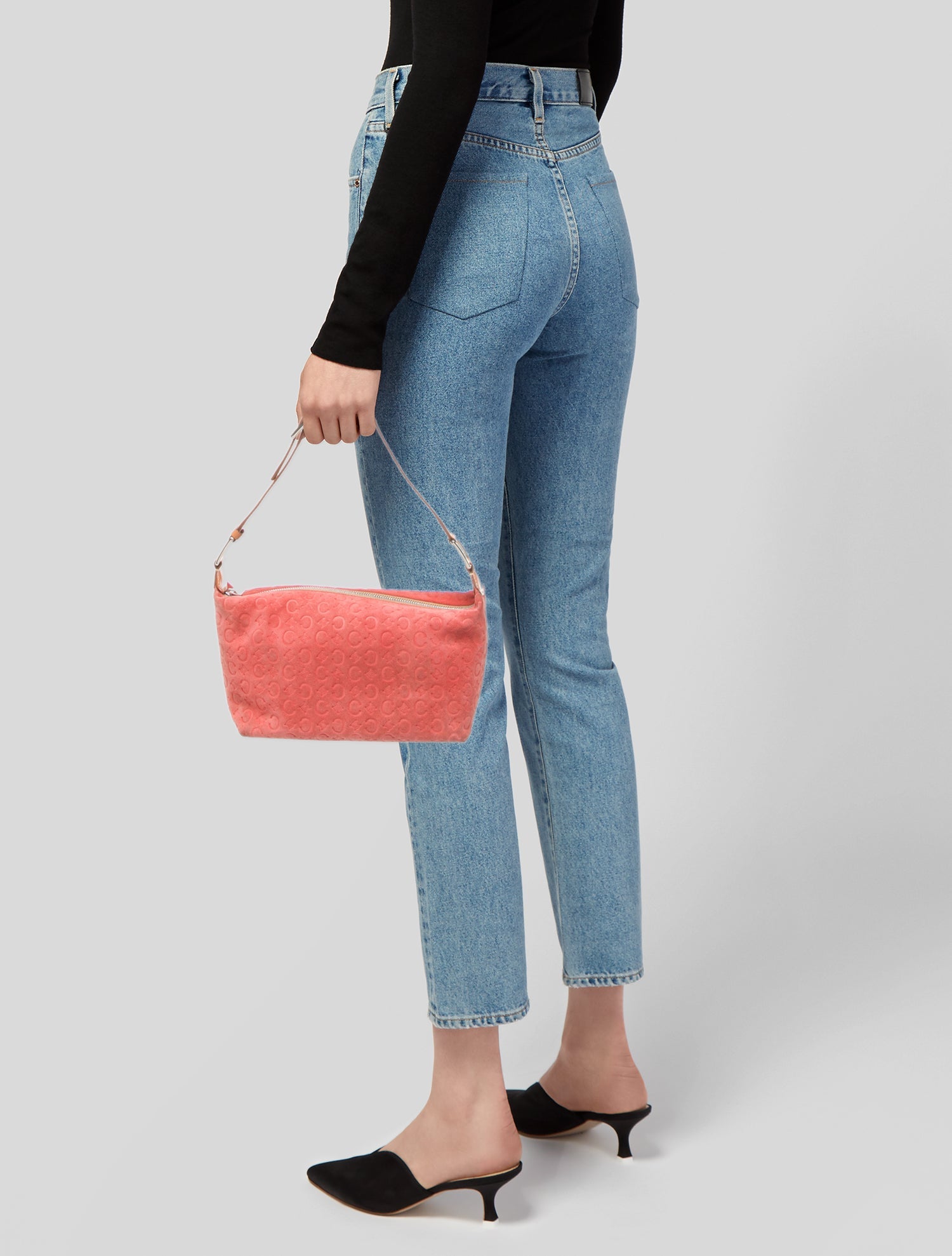 Celine Suede Shoulder Bag