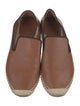 Celine Leather Grosgrain Trim Espadrilles