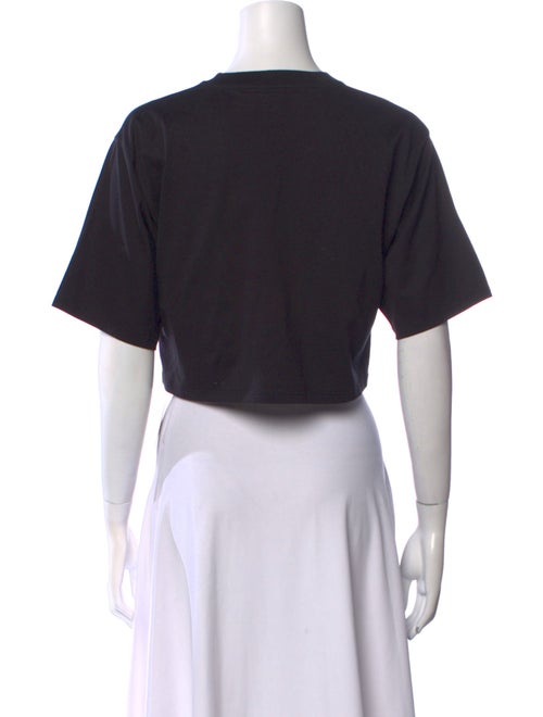 Celine Logo Graphic Print Crop Top