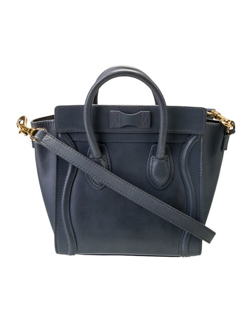 Celine Leather Luggage Nano