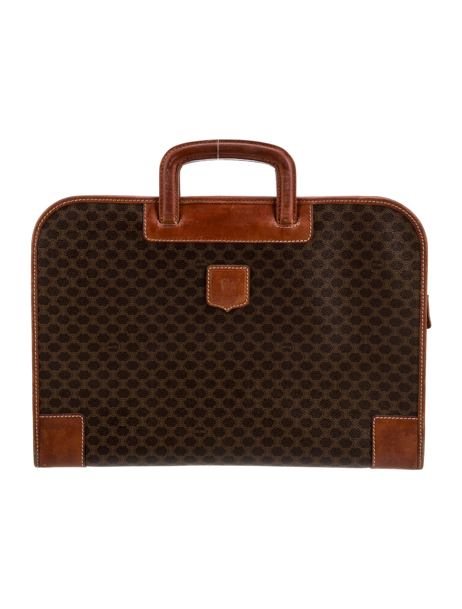 Celine Macadam Top Handle Bag Vintage