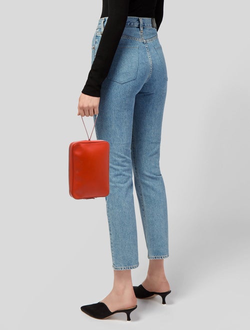 Celine Leather Dragonne Pouch