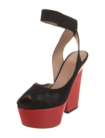 Celine Suede Slingback Pumps