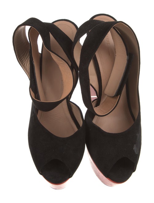 Celine Suede Slingback Pumps
