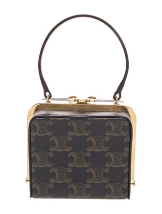 Celine Monogram Triomphe Canvas Vanity Box Mini 2022